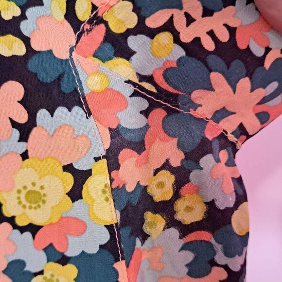 Weekend MaxMara Women's 100% Silk Floral Dress size 10 US - Picture 8 of 11